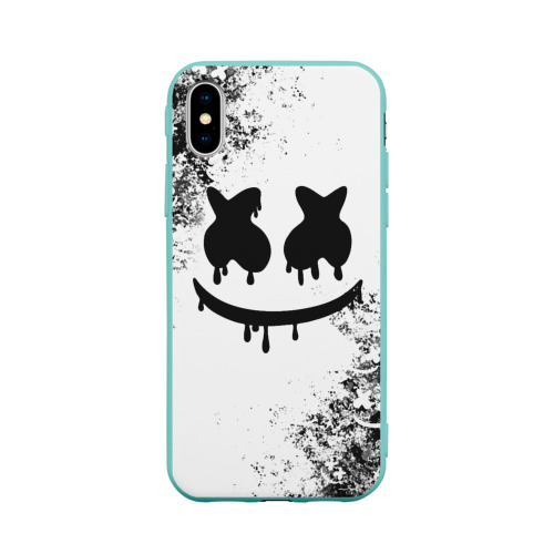 Чехол для iPhone X матовый Marshmello Фото 01 Чехол для iPhone X матовый Marshmello Фото 01