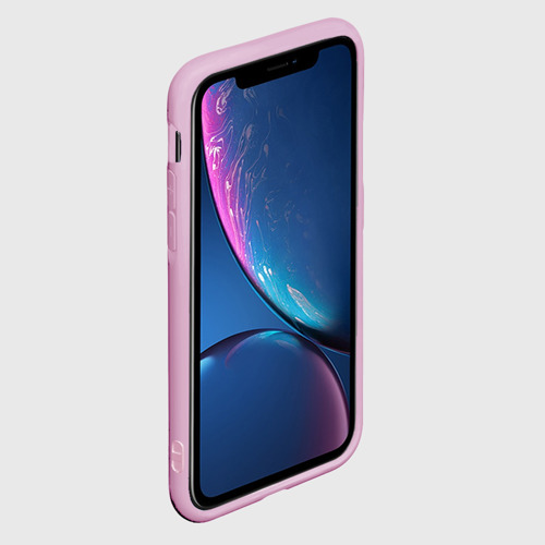 Чехол для iPhone XS Max матовый Marshmello, цвет розовый - фото 2