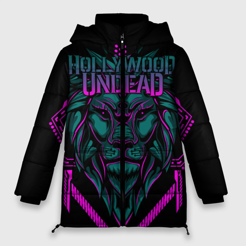 Женская зимняя куртка Oversize Hollywood Undead, цвет красный