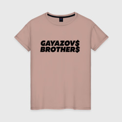 Женская футболка хлопок Gayazov$ Brother$