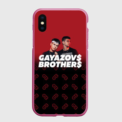 Чехол для iPhone XS Max матовый Gayazov$ Brother$