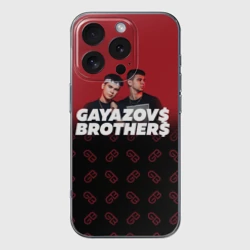 Чехол для iPhone 16 Pro Max силиконовый с защитой камеры Gayazov$ Brother$