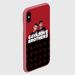 Чехол для iPhone XS Max матовый Gayazov$ Brother$ - фото 2