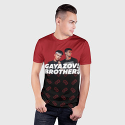 Мужская футболка 3D Slim Gayazov$ Brother$ - фото 2