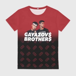 Женская футболка 3D Gayazov$ Brother$