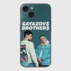 Чехол для iPhone 15 силиконовый с защитой камеры Gayazov$ Brother$