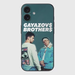Чехол для iPhone 16 силиконовый с защитой камеры Gayazov$ Brother$