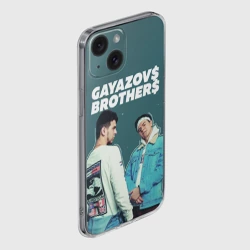 Чехол для iPhone 15 силиконовый с защитой камеры Gayazov$ Brother$ - фото 2