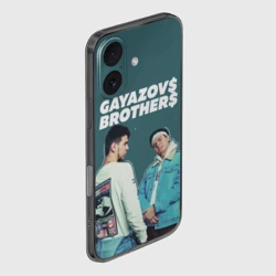 Чехол для iPhone 16 силиконовый с защитой камеры Gayazov$ Brother$ - фото 2