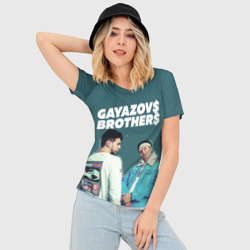 Женская футболка 3D Slim Gayazov$ Brother$ - фото 2
