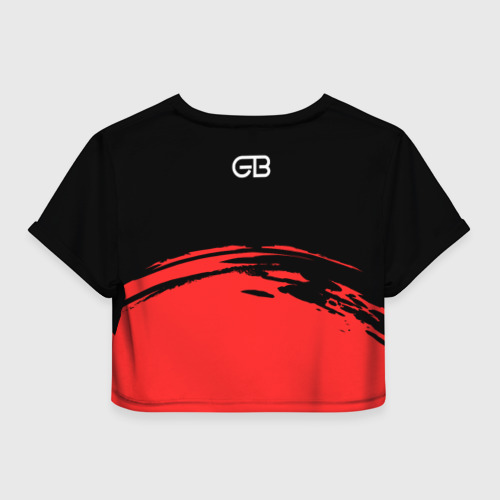 Женская футболка Crop-top 3D $amurai - Gayazov$ Brother$, цвет 3D печать - фото 2