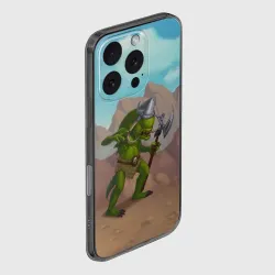 Чехол для iPhone 16 Pro Max силиконовый с защитой камеры Сэр Троглодит - Варвар - фото 2