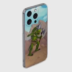 Чехол для iPhone 15 Pro Max силиконовый с защитой камеры Сэр Троглодит - Варвар - фото 2