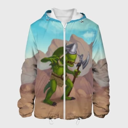 Мужская куртка 3D Сэр Троглодит - Варвар