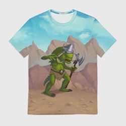 Мужская футболка 3D Сэр Троглодит - Варвар