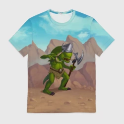 Мужская футболка 3D Сэр Троглодит - Варвар