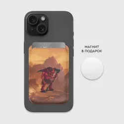 Картхолдер Magsafe магнитный Сэр Троглодит - Демон, инферно - фото 2