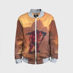 Детский бомбер 3D Сэр Троглодит - Демон, инферно