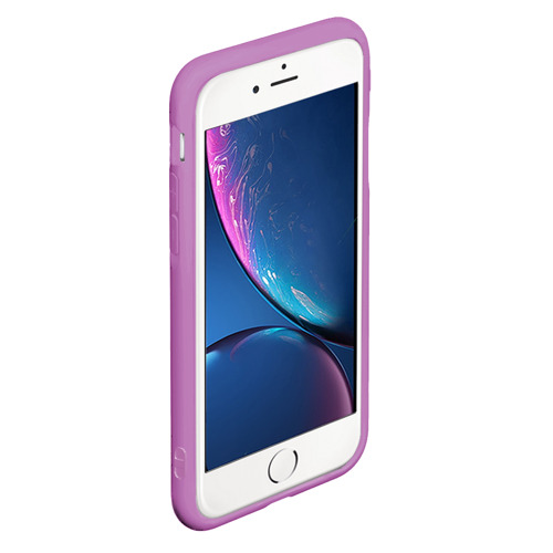 Чехол для iPhone 6Plus/6S Plus матовый Сэр Троглодит - Демон, инферно , цвет фиолетовый - фото 2