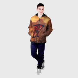 Мужская куртка 3D Сэр Троглодит - Демон, инферно - фото 2