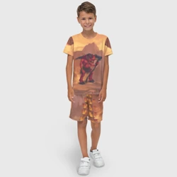 Детский костюм с шортами 3D Сэр Троглодит - Демон, инферно - фото 2