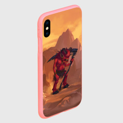 Чехол для iPhone XS Max матовый Сэр Троглодит - Демон, текст - фото 2