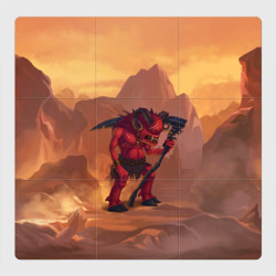 Магнитный плакат 3Х3 Сэр Троглодит - Демон, текст