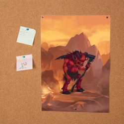 Постер Сэр Троглодит - Демон, текст - фото 2