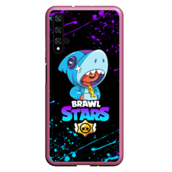 Чехол для Honor 20 Brawl Stars Leon shark Леон акула