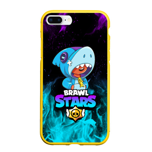 Чехол для iPhone 7/8 Plus матовый BRAWL STARS LEON SHARK Фото 01 Чехол для iPhone 7/8 Plus матовый BRAWL STARS LEON SHARK Фото 01