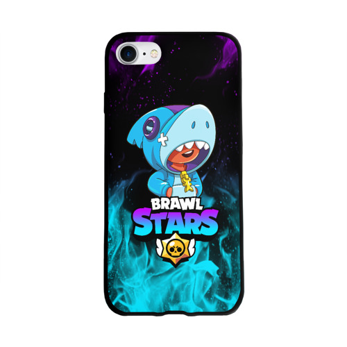 Чехол для Apple iPhone 7/8 soft-touch NEW BRAWL STARS LEON SHARK Фото 01 Чехол для Apple iPhone 7/8 soft-touch NEW BRAWL STARS LEON SHARK Фото 01