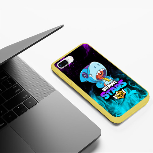 Чехол для iPhone 7/8 Plus матовый BRAWL STARS LEON SHARK Фото 01 Чехол для iPhone 7/8 Plus матовый BRAWL STARS LEON SHARK Фото 01