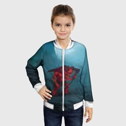 Детский бомбер 3D Сэр Троглодит - Демон, болото - фото 2