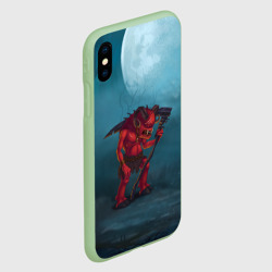 Чехол для iPhone XS Max матовый Сэр Троглодит - Демон, болото - фото 2