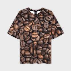 Мужская футболка oversize 3D Coffee