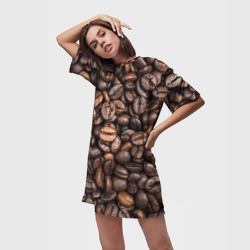 Платье-футболка 3D Coffee - фото 2