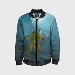 Детский бомбер 3D Сэр Троглодит - Варвар, болото