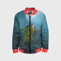 Детский бомбер 3D Сэр Троглодит - Варвар, болото