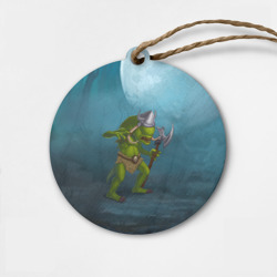 Деревянная игрушка круг Сэр Троглодит - Варвар, болото