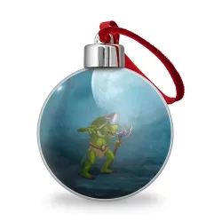 Ёлочный шар Сэр Троглодит - Варвар, болото