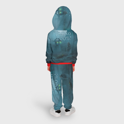 Детский костюм с толстовкой 3D Сэр Троглодит - Варвар, болото, цвет красный - фото 4