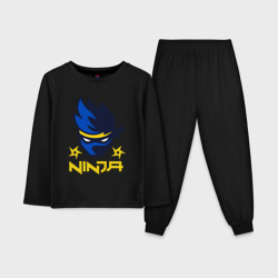 Детская пижама с лонгсливом хлопок Fortnite ninja