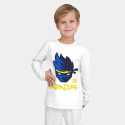 Детская пижама с лонгсливом хлопок Fortnite ninja - фото 2