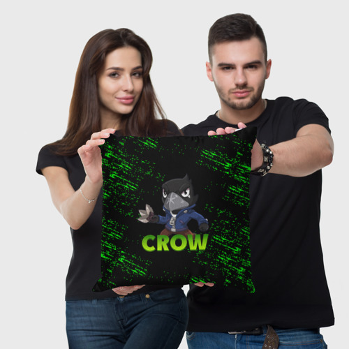 Подушка 3D Brawl Stars crow - фото 3