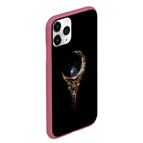 Чехол для iPhone 11 Pro Max матовый Sailor Moon, цвет малиновый - фото 3