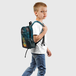 Детский рюкзак 3D Сэр Троглодит - Болото, текст - фото 2