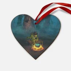 Деревянная игрушка Сердце Сэр Троглодит - Болото, текст