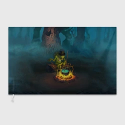 Флаг 3D Сэр Троглодит - Болото, текст