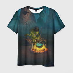 Сэр Троглодит - Болото, англ – Мужская футболка 3D с принтом купить со скидкой в -26%