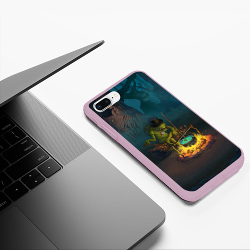 Чехол для iPhone 7Plus/8 Plus матовый Сэр Троглодит - Болото, англ - фото 5